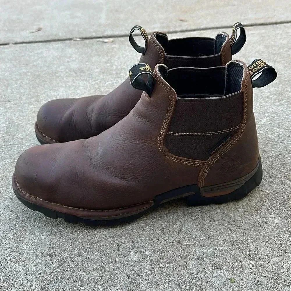 Georgia Boot Eagle One Waterproof Chelsea Work Boot - Picture 3 of 13